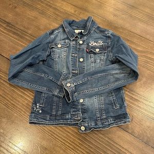 GIRLS LEVI’s JACKET with FUN EMBROIDERY DETAILS SUPER CUTE